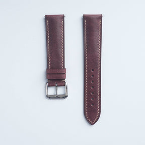 【Tuscania】Wine Red Italian Cowhide Strap