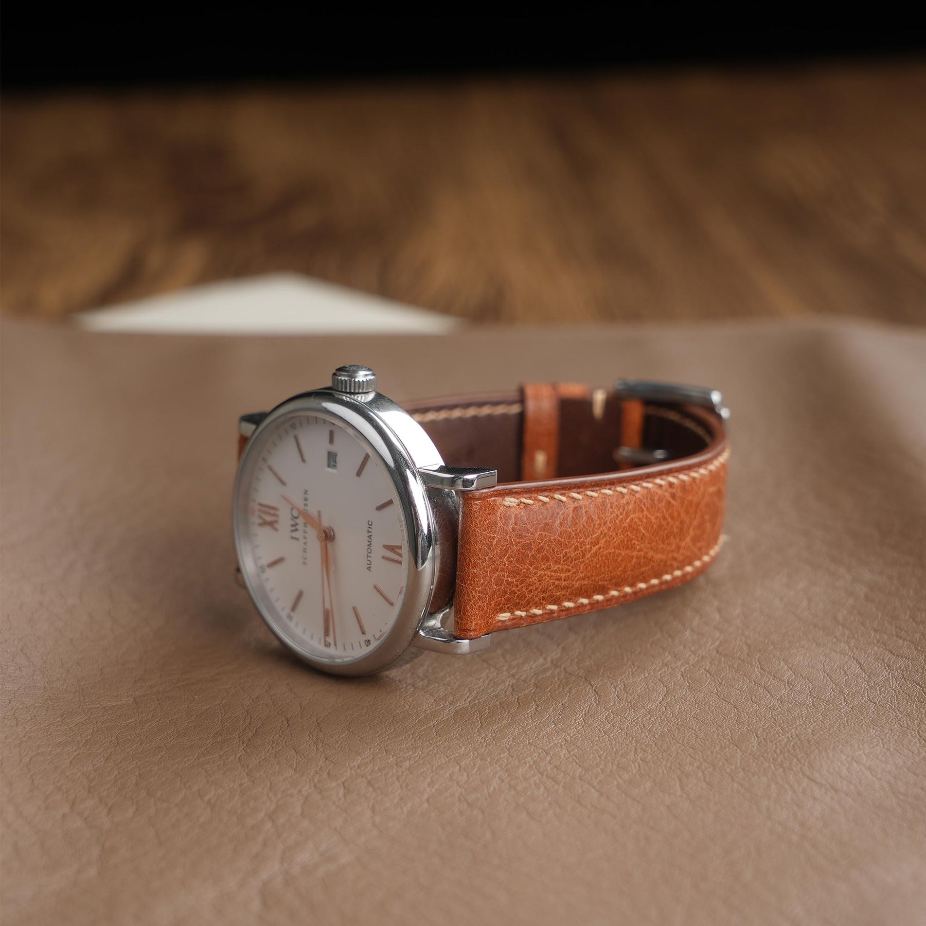 【Tuscania】Cognac Italian Cowhide Strap