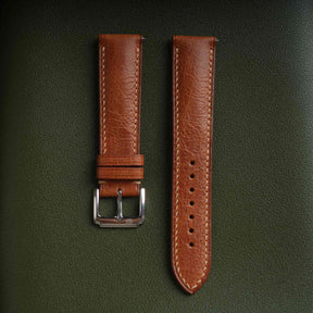 【Tuscania】Cognac Italian Cowhide Strap