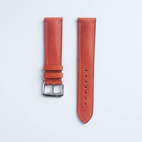Tuscania Orange Italian Goat Strap