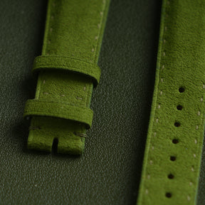 Alcantara® Racing Green Watch Strap