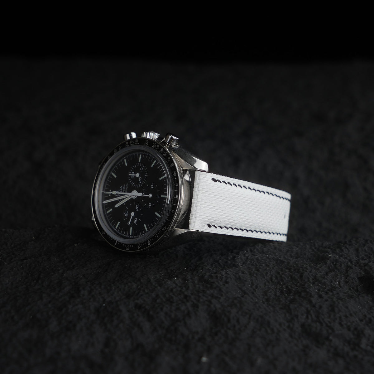 【LT FKM】Ivory Fluoroelastomer Watch Strap