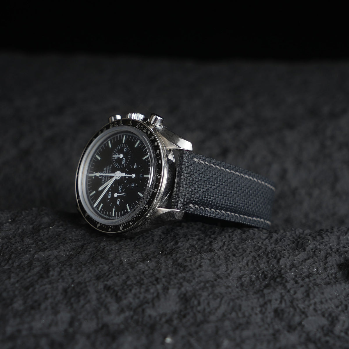 【LT-FKM】Space Black Fluoroelastomer Strap