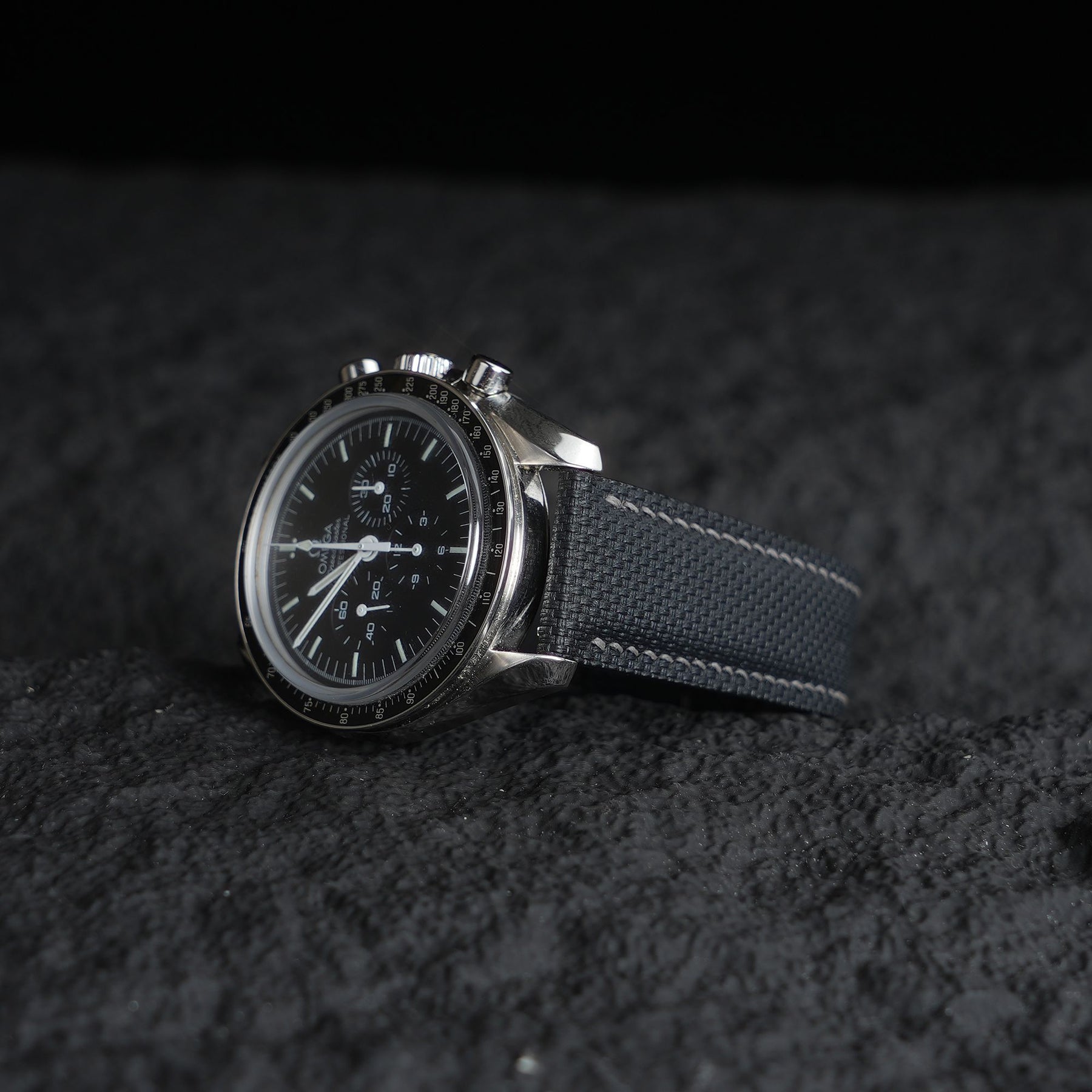 【LT-FKM】Space Black Fluoroelastomer Strap