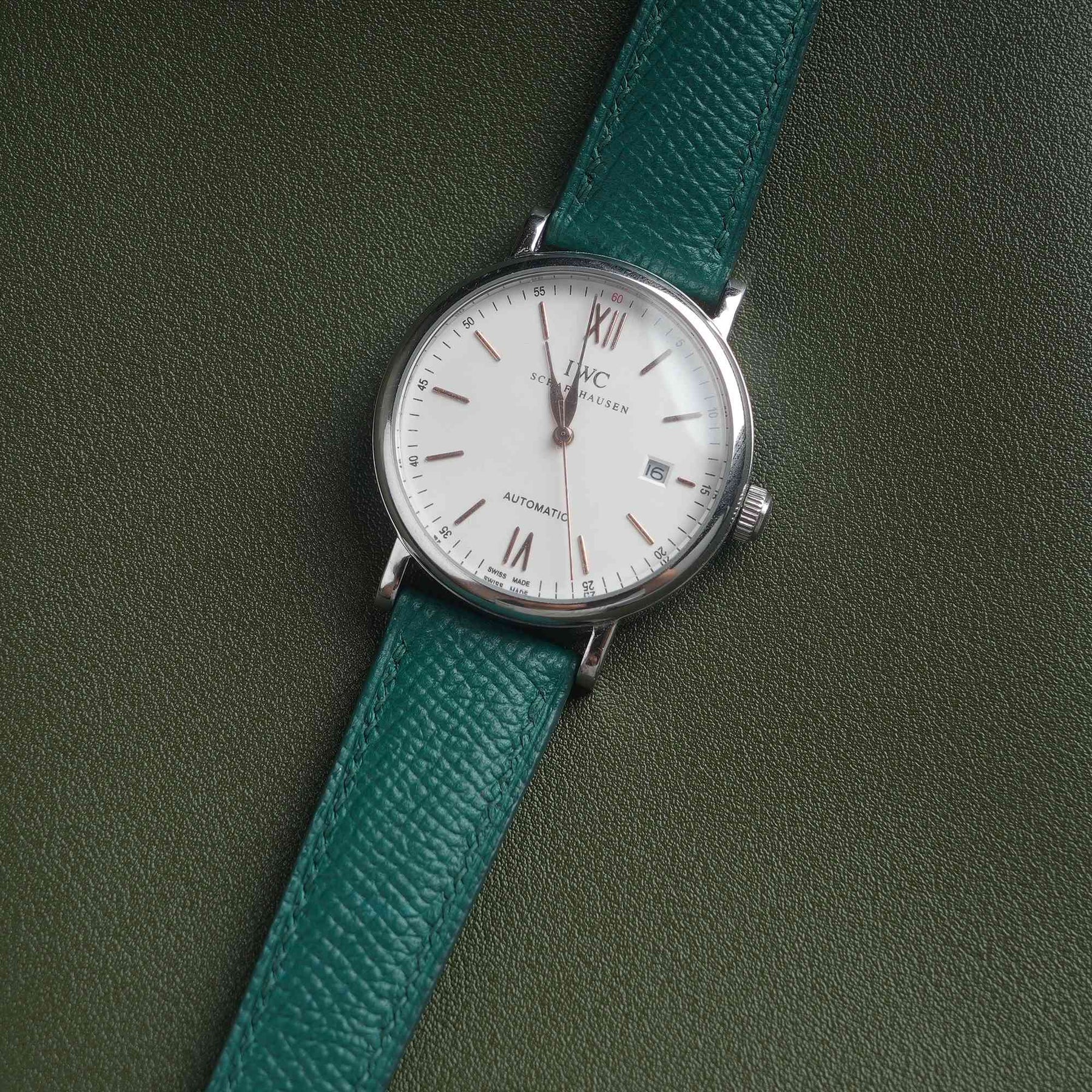 【Epsom】Jewel Green Calfskin Strap