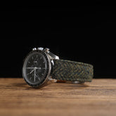 【Richer Nap】HARRIS TWEED® Army Green-2 Herringbone Strap