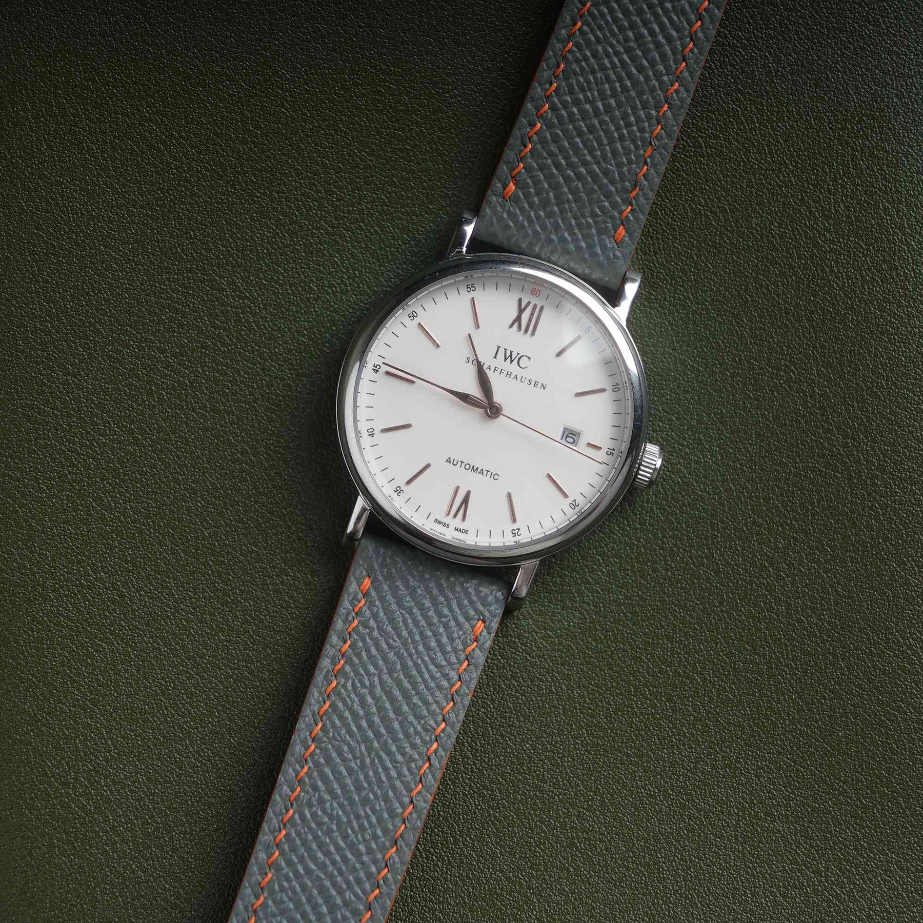 【Epsom】Stone Grey Calfskin Strap
