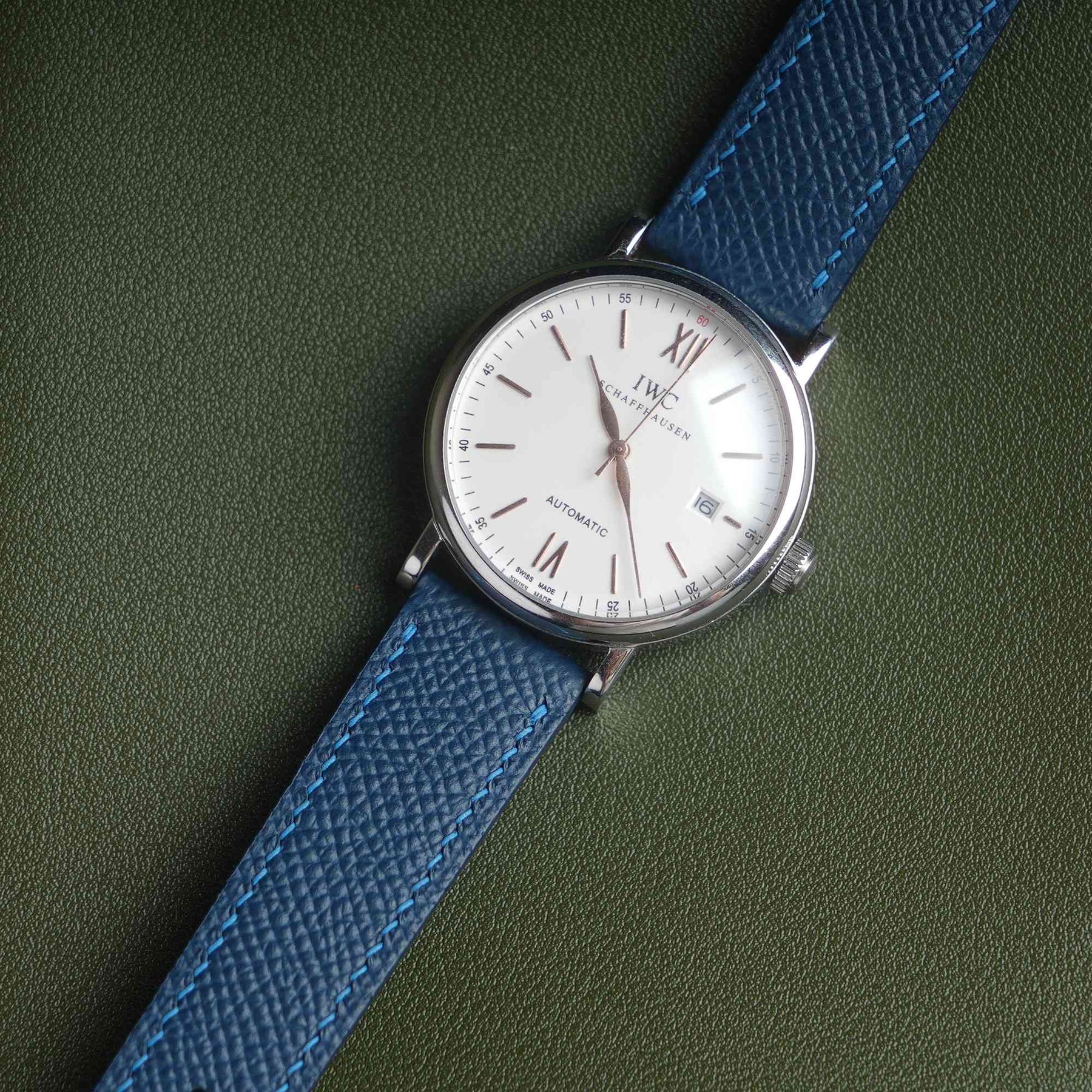 【Epsom】Navy Calfskin Strap