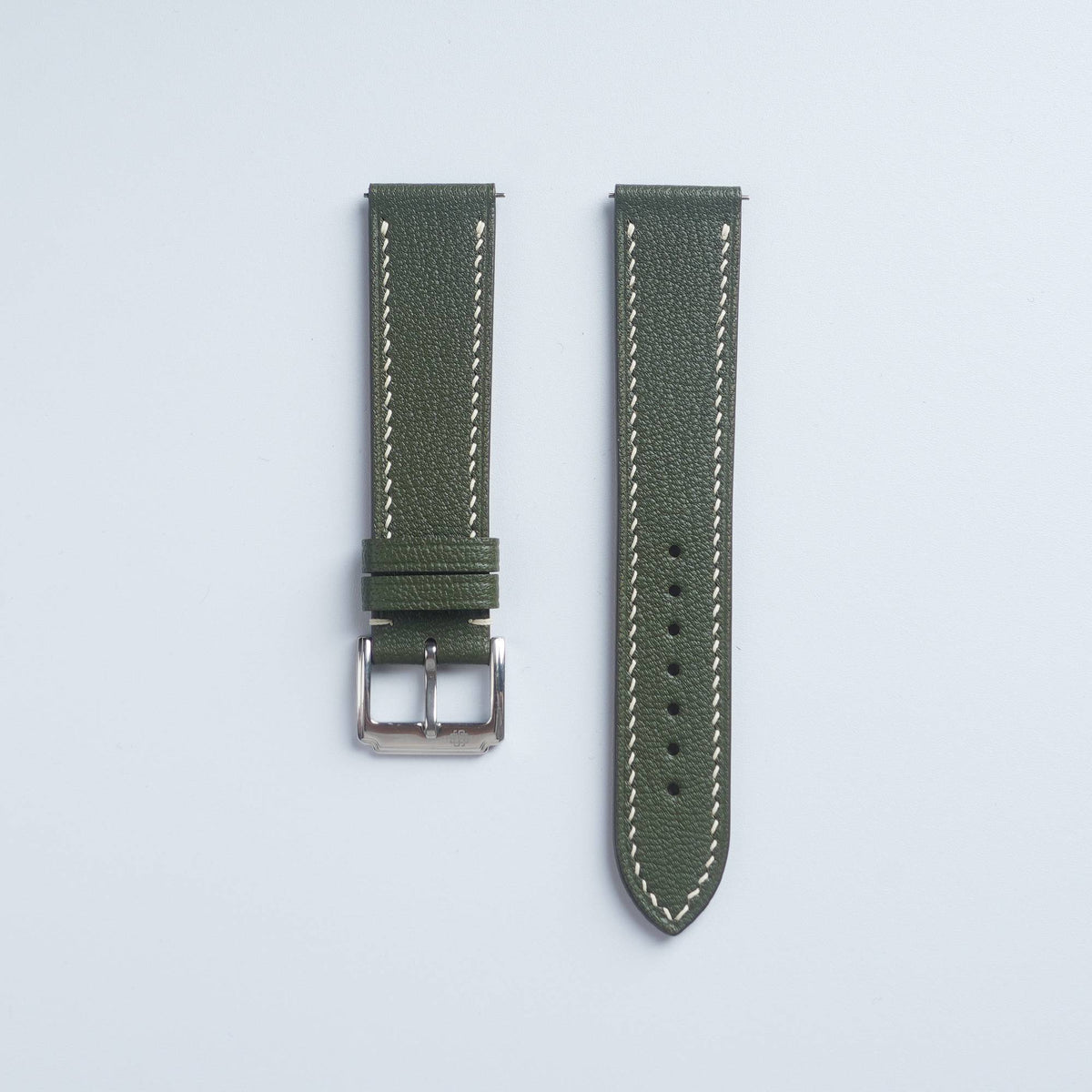 【Saffiano】Pine French Goatskin Strap