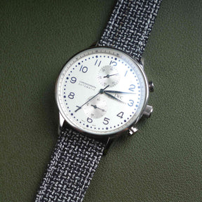 Grey T-Herringbone Watch Strap