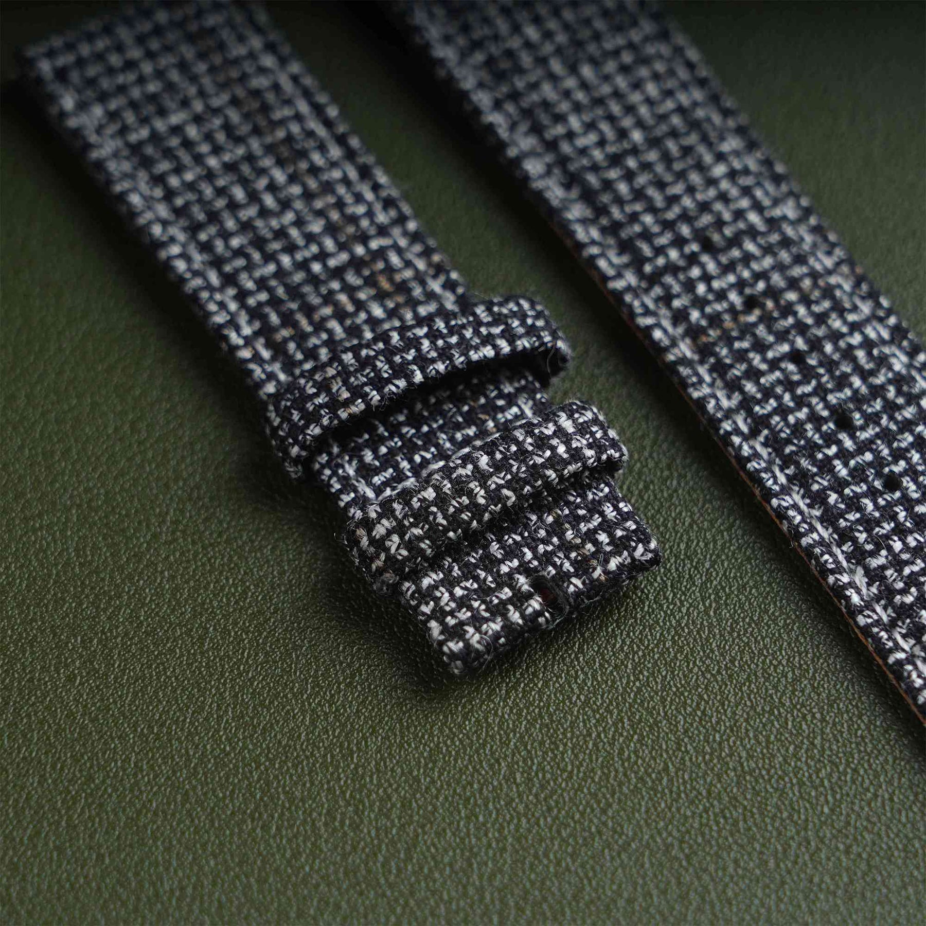 Grey T-Herringbone Watch Strap