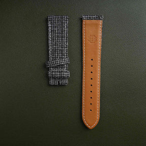 Grey T-Herringbone Watch Strap