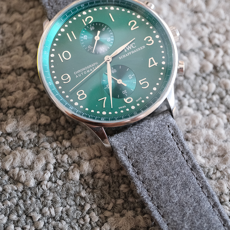 Grey Luxury English Flannel Strap