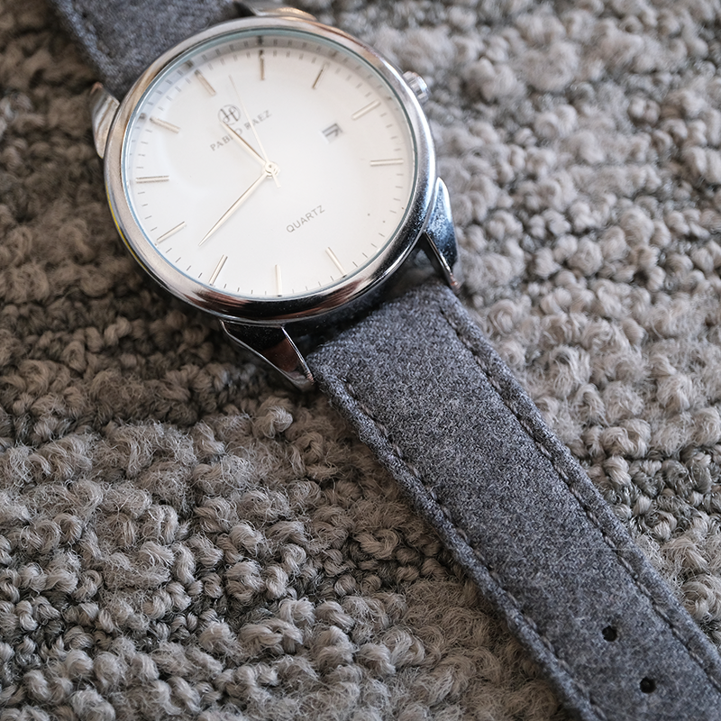 Grey Luxury English Flannel Strap