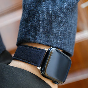 Midnight 3 Ply Twist Solid Apple Watch Band
