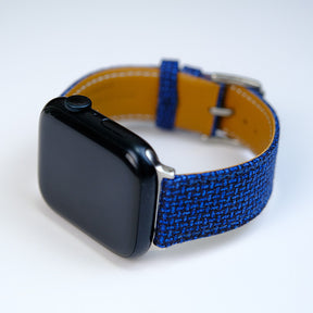 Blue Woven Texture Apple Watch Band