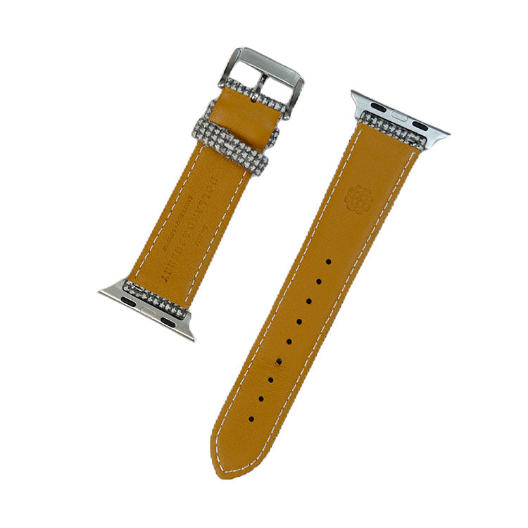 Gray Tstriped Apple Watch Band