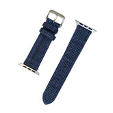 Navy Fancy Split Matt Watch Band