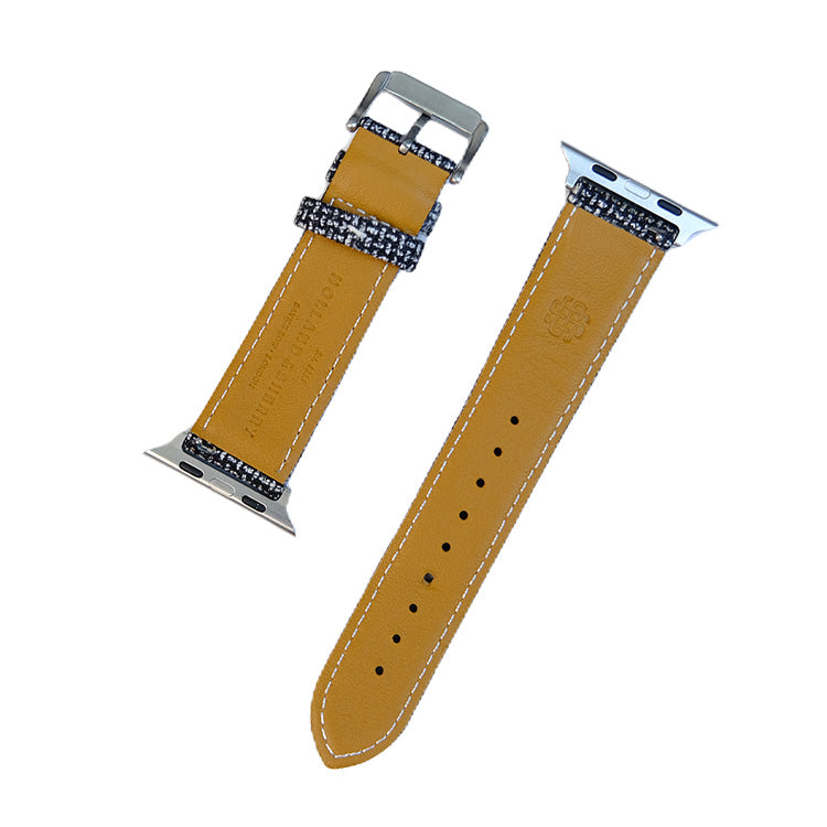 Grey Herringbone Apple Watch Band