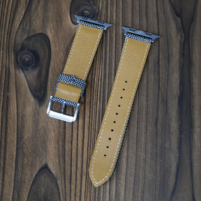 Black & White Cambridge Birdseye Apple Strap