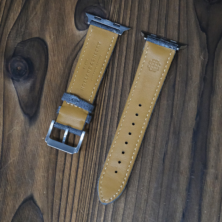 Grey Luxury English Flannel Apple Strap