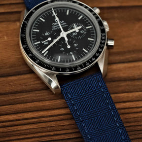 Navy Blenheim Herringbone Strap