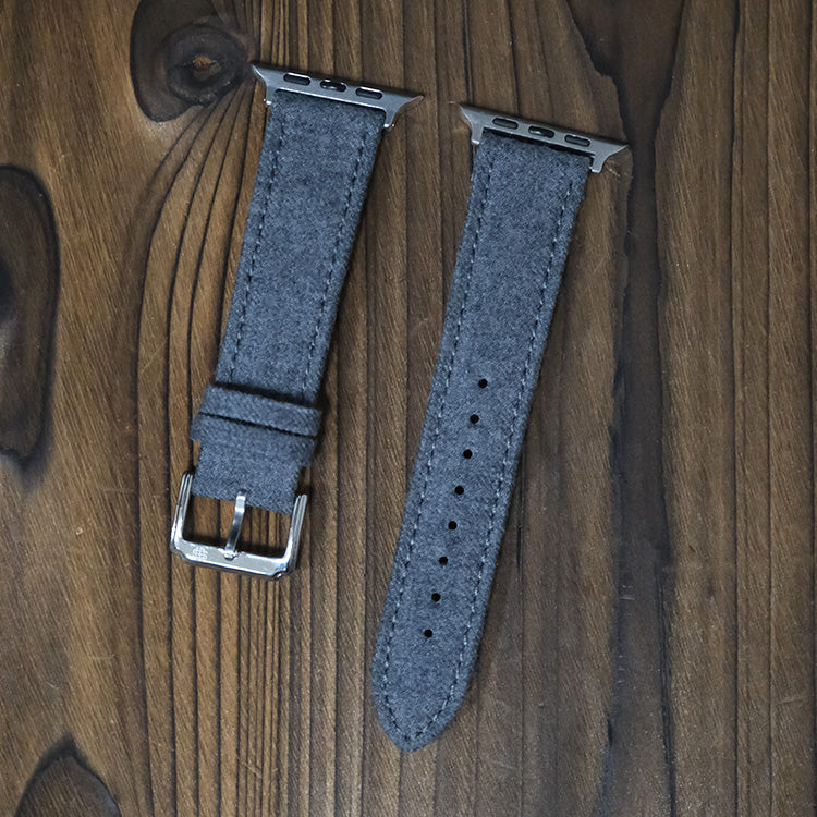 Grey Luxury English Flannel Apple Strap