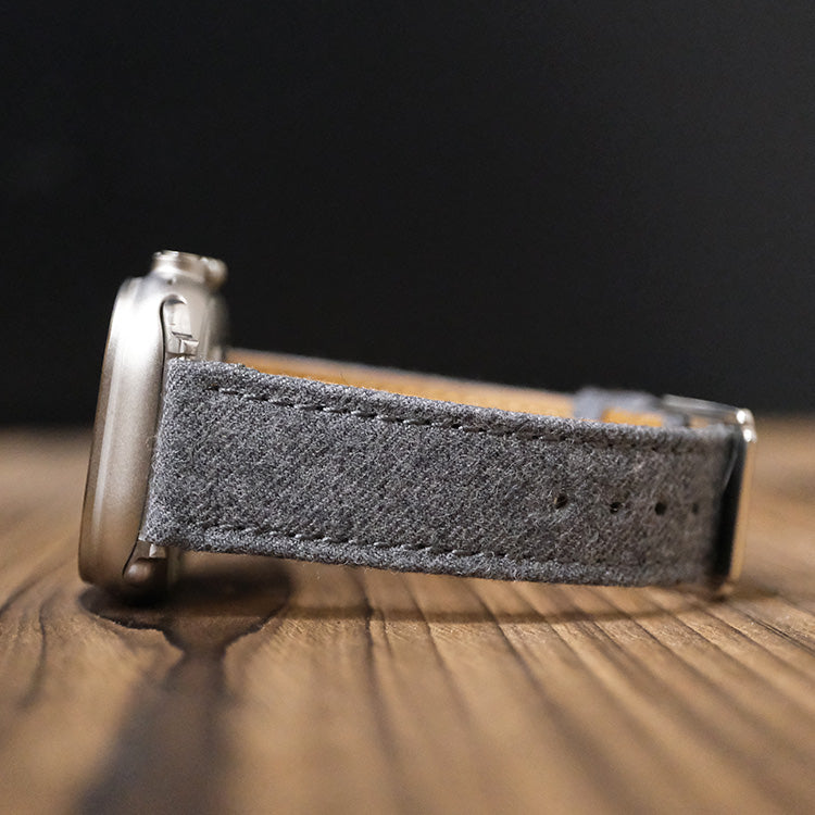 Grey Luxury English Flannel Apple Strap