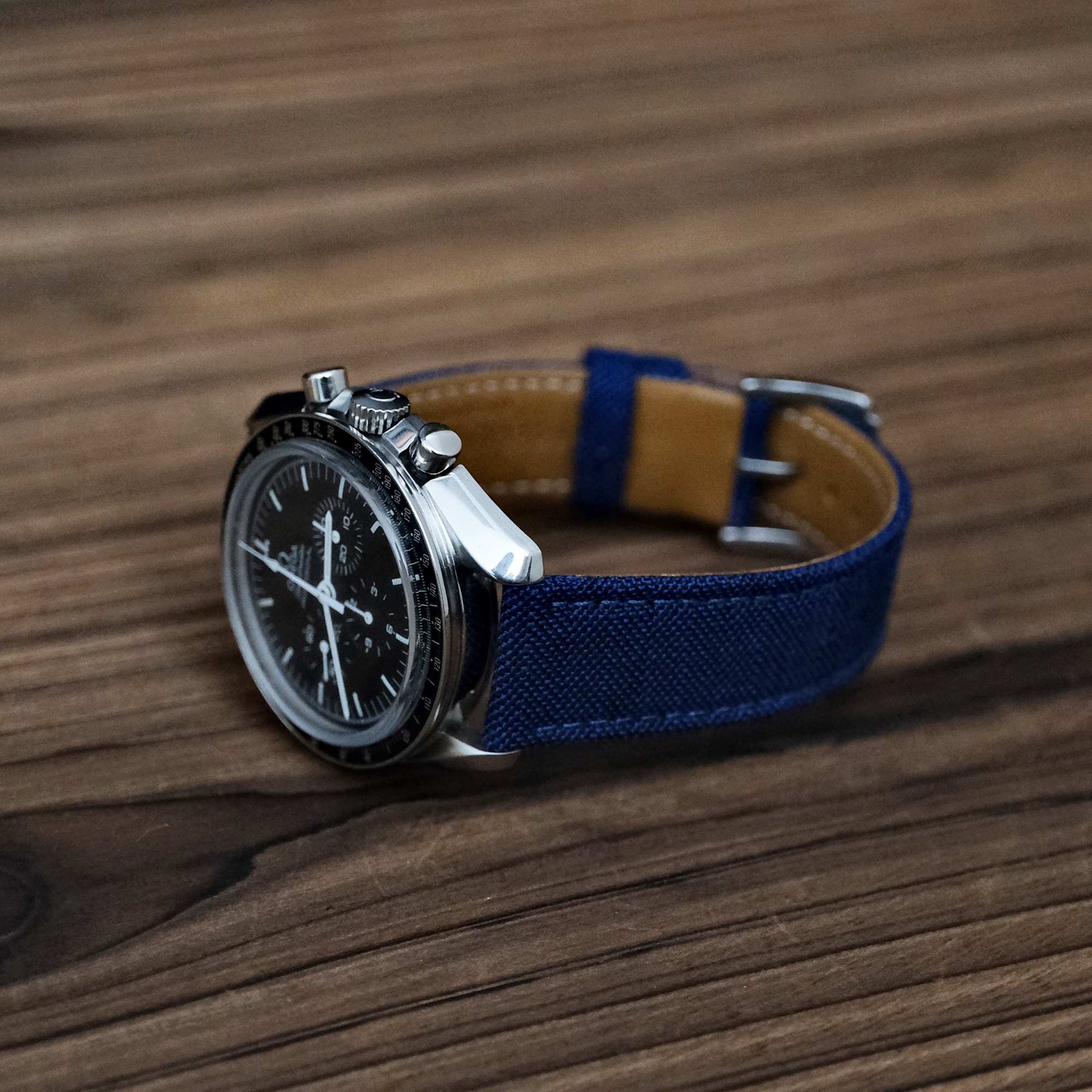 Navy Blenheim Herringbone Strap