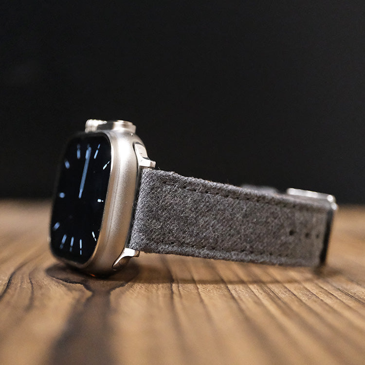 Grey Luxury English Flannel Apple Strap