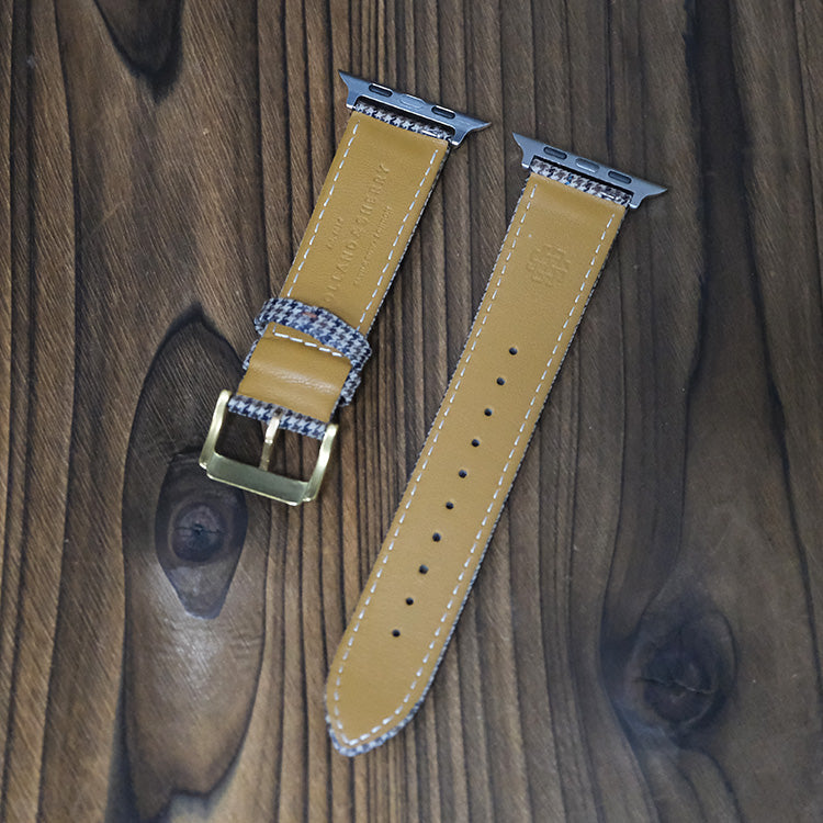 Light Brown & Black Royal VV150 Houndstooth Apple Strap