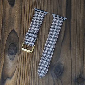 Light Brown & Black Royal VV150 Houndstooth Apple Strap