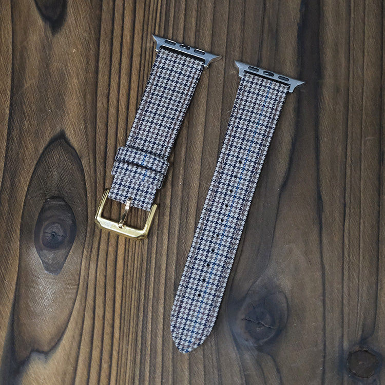 Light Brown & Black Royal VV150 Houndstooth Apple Strap