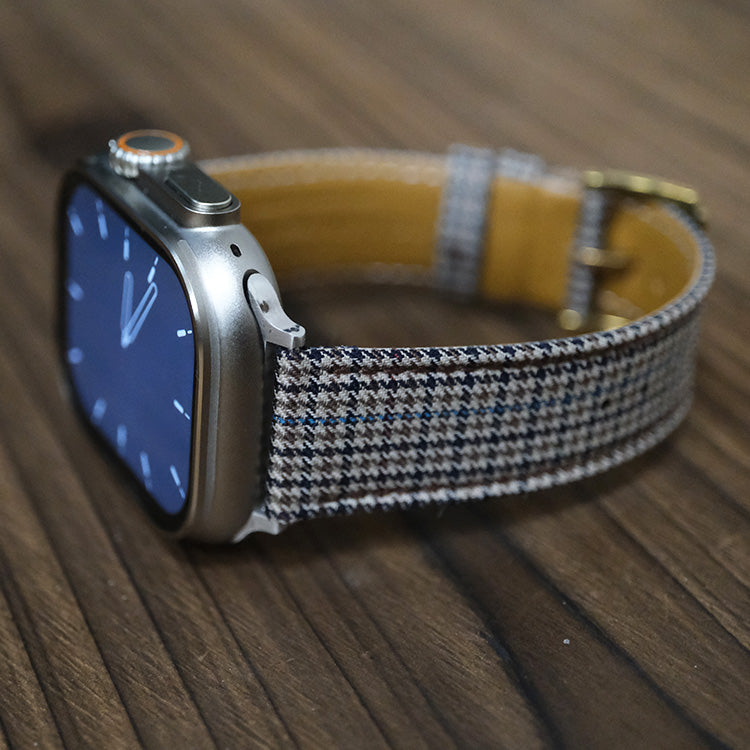 Light Brown & Black Royal VV150 Houndstooth Apple Strap