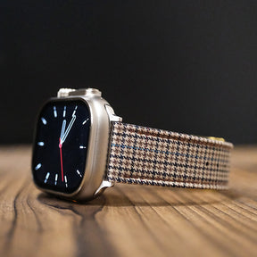 Light Brown & Black Royal VV150 Houndstooth Apple Strap