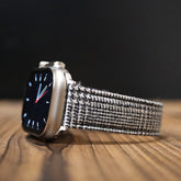 Black and White Prince Plaid Apple Strap