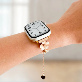 Gold Five-Leaf Clover Bracelet Apple Strap
