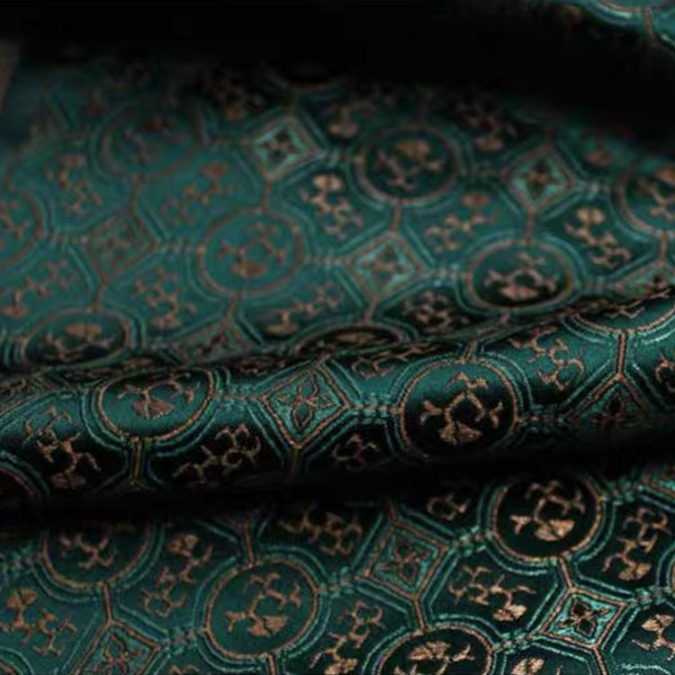 (New in Bespoke) Deep Ink Green Silk Watch Strap- SK01