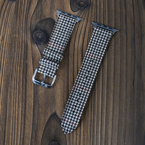 Light Brown & Red Royal VV150 Houndstooth Apple Strap