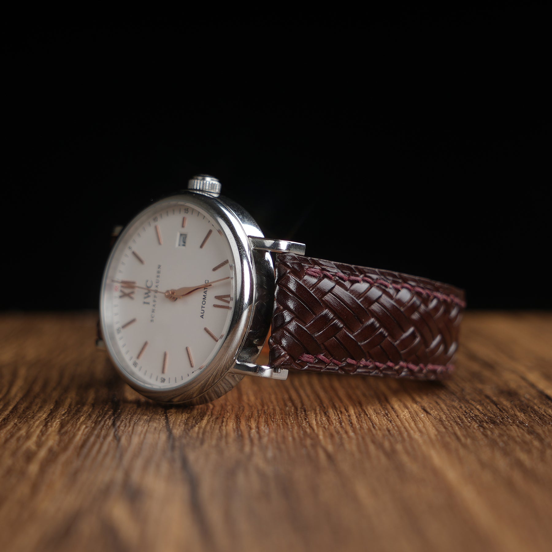 【Treccia】Chocolate Italian Calfskin Strap