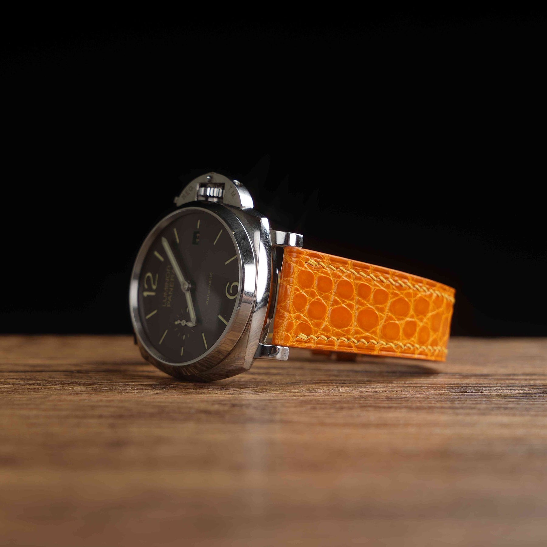 【Mississippi Alligator】Citrus Belly Prestige Strap