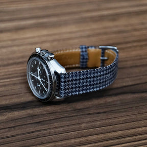 Blue Windsor Houndstooth Strap