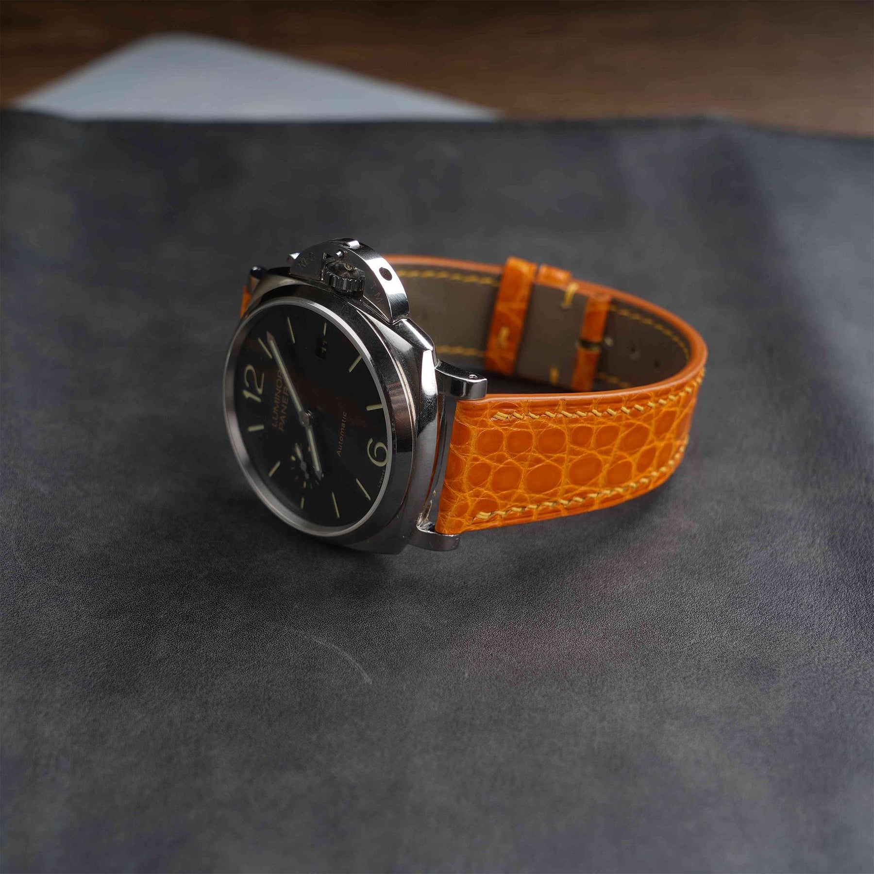 【Mississippi Alligator】Citrus Belly Prestige Strap