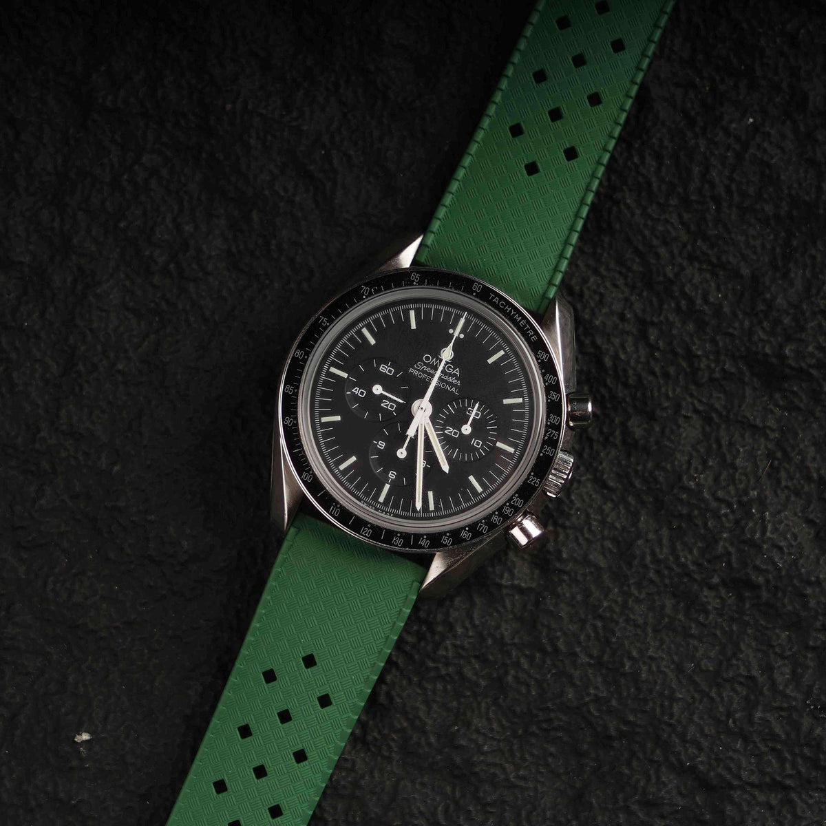 【TROPIC-FKM】Army Green DAI-EL™ Airflow Rubber Strap