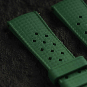【TROPIC-FKM】Army Green DAI-EL™ Airflow Rubber Strap