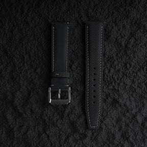 【LT-FKM】Space Black Fluoroelastomer Strap