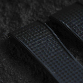 【WAFFLE-FKM】Space Black DAI-EL™ Iconic Rubber Strap