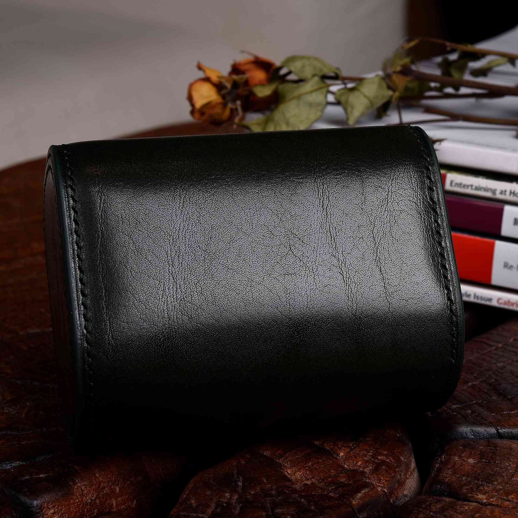 【Hermès】Emerald Green Watch Storage Box