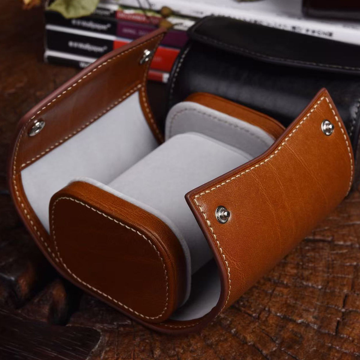 【Hermès】Brown Watch Bands Storage Box