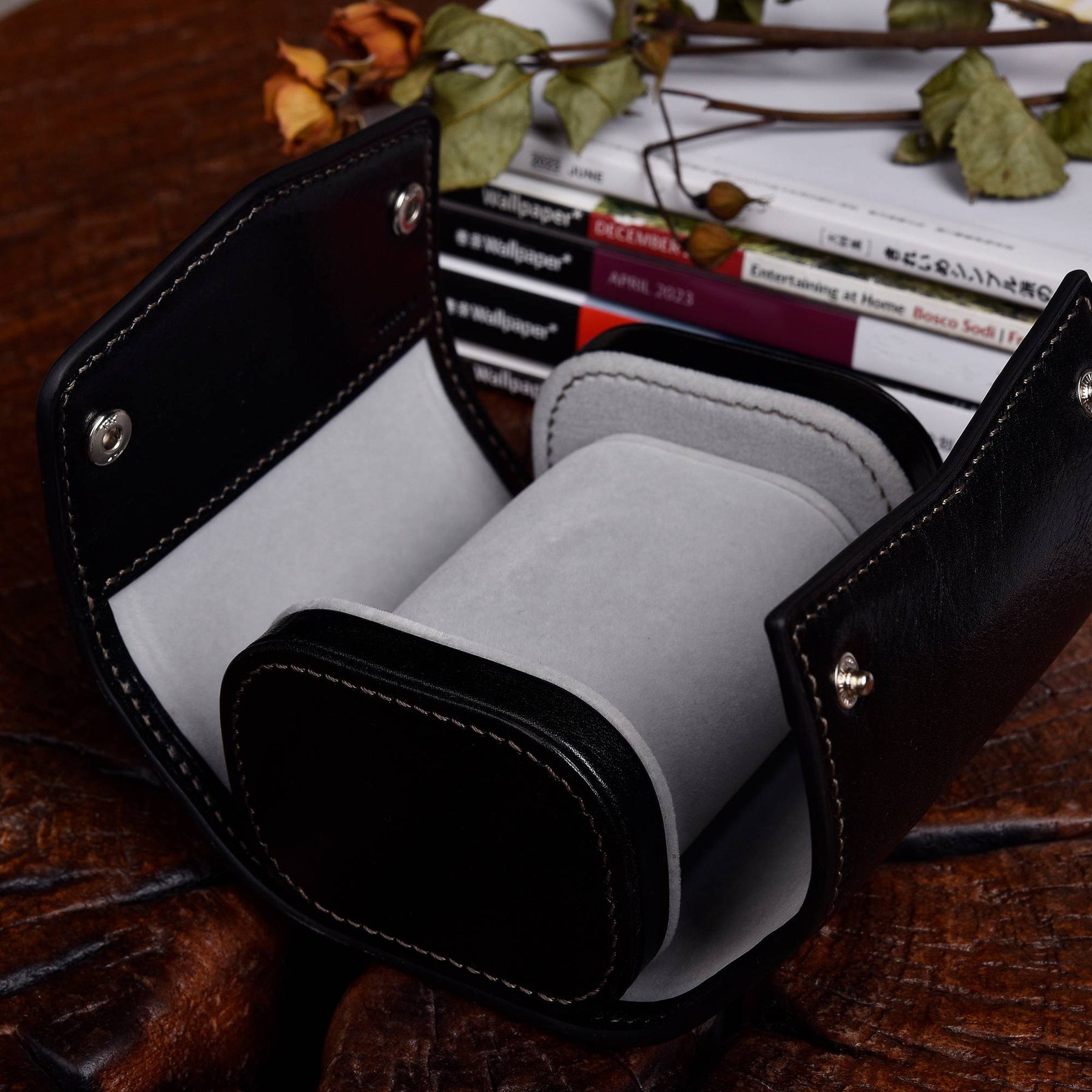 【Hermès】Black Watch Bands Storage Box